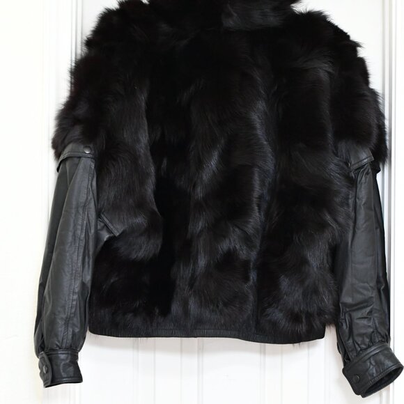 Vintage Finland Fur and Leather Jacket/Vest - Picture 3 of 16